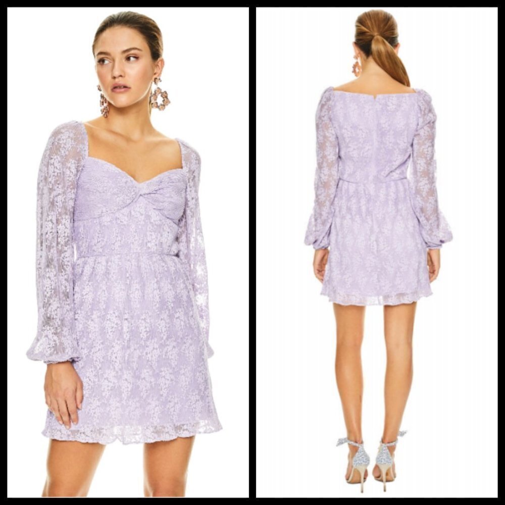 💕TALULAH💕 Lilac Dreams Mini Dress ~ Pastel Lilac